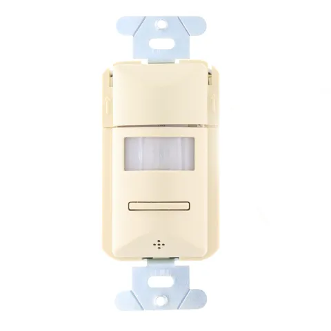 DIVERSA WOSSID2-DP-VI OCCUPANCY SENSOR WALL SWITCH, PIR 2P DIMMING PC 24V, IVORY