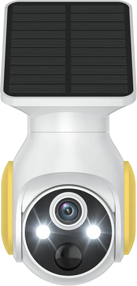 1080P Security Camera Wireless with Solar Panel, AI Human Detection, 2-Way Audio