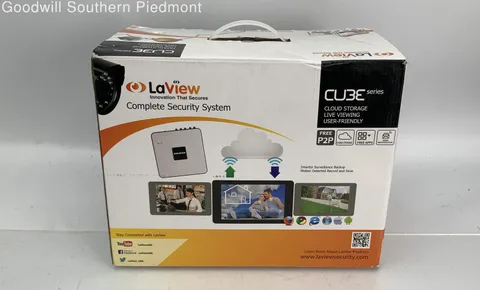 LaView Cube Series 4-Part Security Camera 4-Channel DIY System - Open Box