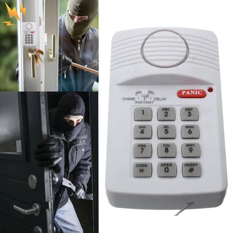 Door Window Entry Alarm Shed Garage Home Security Alert Loud Siren Chime Bell