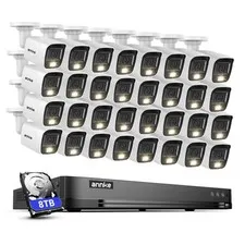 ANNKE 32CH 3K Lite DVR 5MP Audio Recording Security Camera System AI Color Night