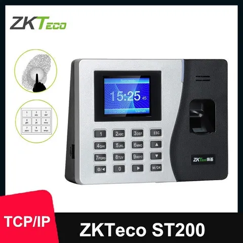 Zkteco ST200 SSR TCP/IP IC/ID Fingerprint Time Attendance Terminal 2.8 Inch TFT