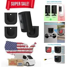 Durable Adhesive Wall Mount for Ring Indoor Camera - Adjustable Viewing Angles