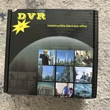 Black Box DVR White Office Surveillance Kit with USB Cable and Mounting Hardware