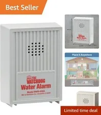 110 dB Water Alarm with Detachable Sensor for Hard-to- Areas