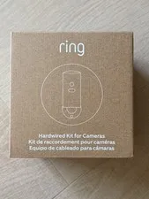 New In Box Ring Hardwired Kit for Outdoor, Stick Up, and  Spotlight Cams - Black