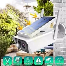 Wireless WiFi Solar Security Camera Rechargeable Battery Outdoor HD Night Vision