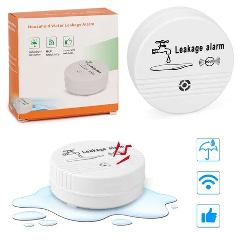 1/2/3x Automatic Water Leak Detector 90Db Water Sensor Alarm Flood Detector Home