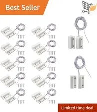 Magnetic Door Switch NC Surface Mount 20 Pack Anti-Theft Alarm White