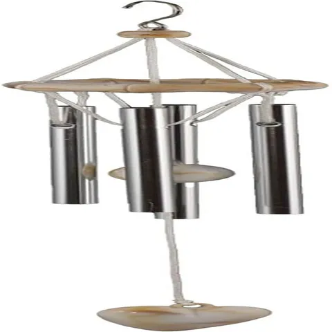 Mini Indoor & Outdoor Wind Chime with Solid Aluminum Rods, Quiet Decor for Garde