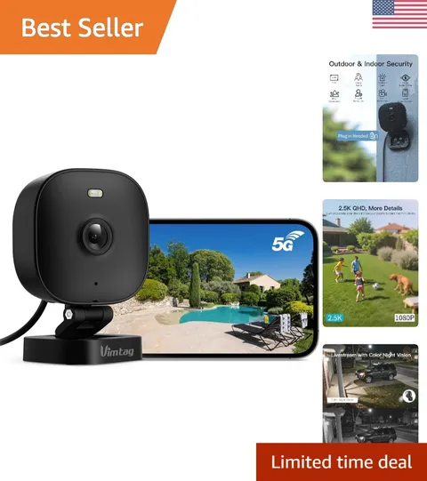 Advanced Home Security: 4MP Outdoor Camera with Siren & Two-Way Audio
