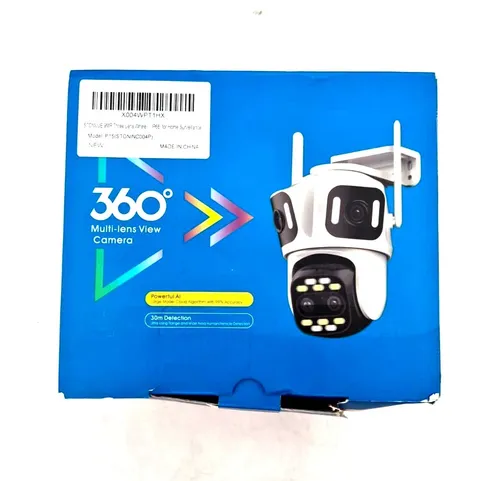 Stonvue Outdoor Pan-Tilt 3 CPU 360 Multi Lens Wireless Camera Home Surveillance