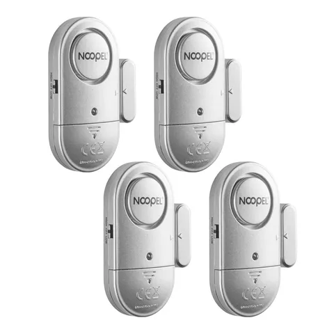 Door Alarms When Opened 4 Pack, New Version with Volume Levels, Window Alarm ...