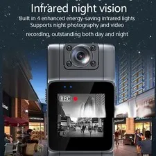 1080P HD Mini Camera, Portable DVR, BodyCam with Infrared Night Vision