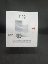 Ring Wired 1080p Video Doorbell with Chime - Black - NIB