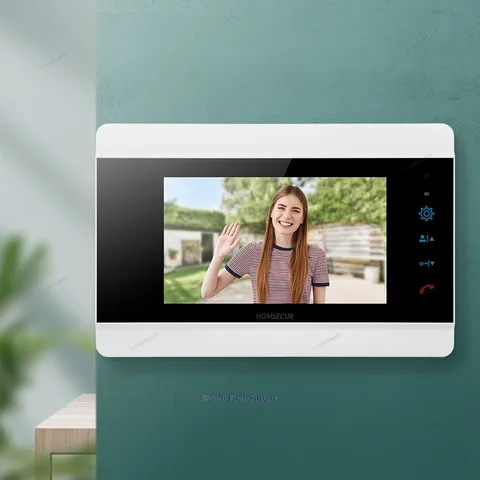 HOMSECUR HD 7" Display Monitor Indoor Unit for Audio Video Doorbell Intercom