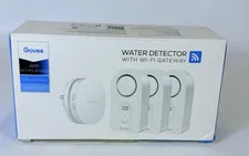 Govee Water Detector with Wi-FI Gateway | New Pack of 3 | Model H5054 + H5040