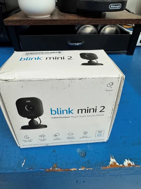 Blink Mini 2 1080p Indoor Outdoor Security Camera Color Night Vision Alexa NEW