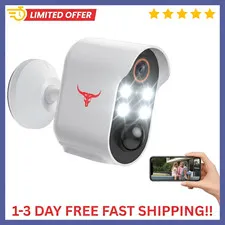 Wireless Security Camera SystemSmart Night Vision Outdoor WiFi Cameras 1080p
