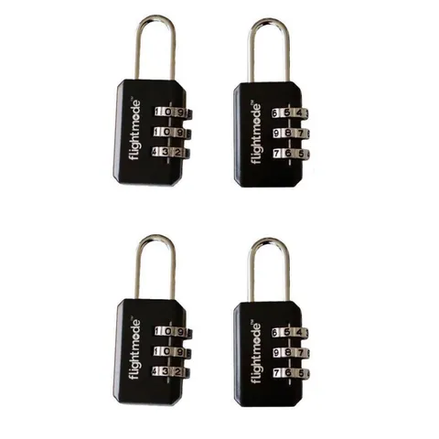 4x Combination Travel Pad Lock 3 digit for Suitcase Luggage Locks Padlock