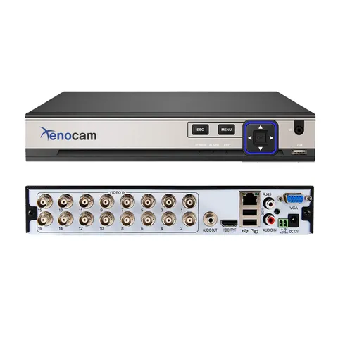 16CH 5M-N/1080N Full High Definition Hybrid for AHD/TVI/CVI/Analog/IP DVR H.2...