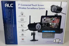 ALC Smart Home Security Camera System Kit With 7” Touch Screen Wireless AWS3266