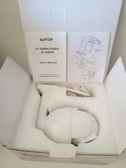 Alptop IP Speed Dome Camera 2.0 MP 5x Zoom Wifi P2P White Open Box