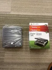 SentrySafe DS Small Drawer Safe Locking Cash Box w/ 2 Keys & Tray Compact NEW