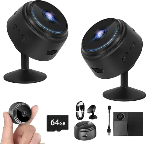 Camera, Security Camera, 1080P HD Magnetic Mini Wireless Wifi Cameras, with Wide