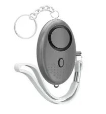 safety alarm keychain GREY