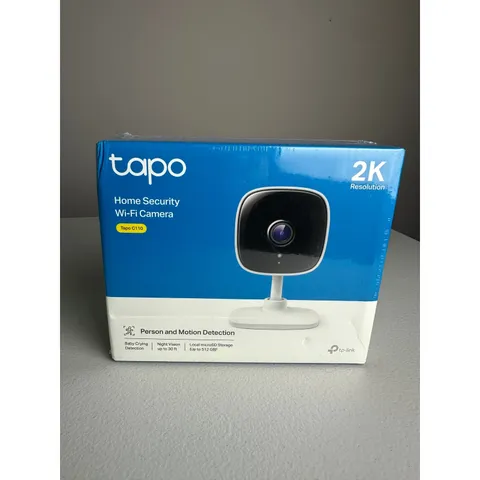 TP-Link Tapo C110 Home Security Wi-Fi Camera 2K Resolution Night Vision White