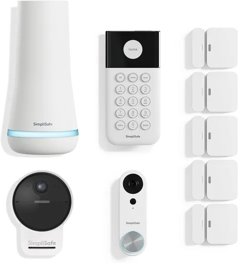 9 Piece Wireless Home Security System Gen 3 with Outdoor Camera and Wired Video
