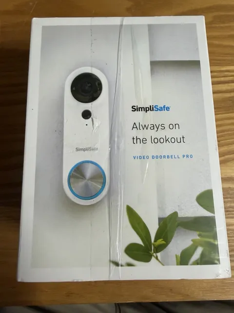 SimpliSafe SimpliCam Video Doorbell Pro SSDB3 (Wired) Open Box - Never Installed