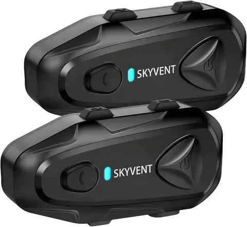 Q4 Motorcycle Bluetooth Communication System Headset Intercom, 4 Riders 1500M Mu