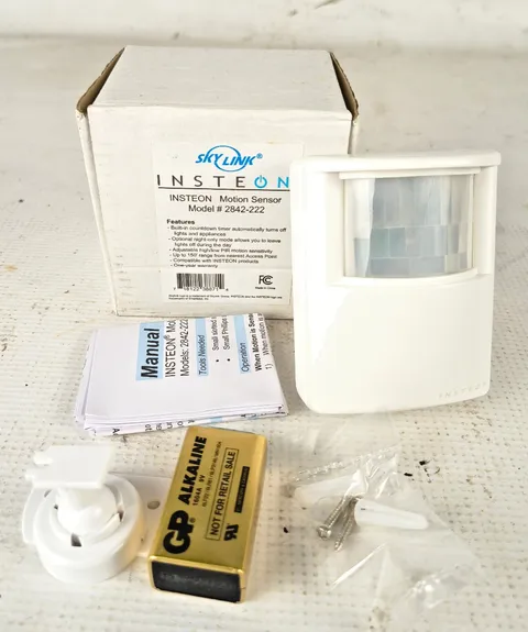 Insteon Motion Sensor Wireless Indoor / Outdoor Night Mode Battery 2842-222
