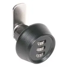 Ccl 39022 Combination Knob Keyless Cam Lock, Black