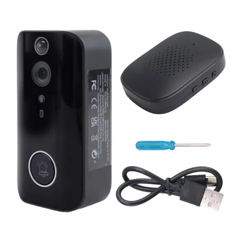 Doorbell Camera, 1080P Wire Less Doorbell Camera Wifi  Connection, Voice5913