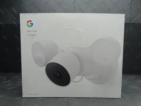 Google Nest Cam with Floodlight Wired Outdoor Smart Home Security Camera
