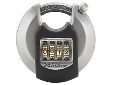 Master Lock Excell™ Discus 4-Digit Combination 70mm Padlock MLKM40NUM