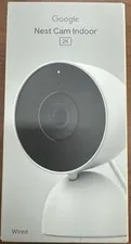 3 Pack Google Nest Cam Indoor Wired 3rd Gen 2K HDR Night Vision Cam Snow GA09973
