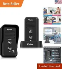 Weatherproof Wireless Doorbell with Extended 2640 Feet Range & Easy Installation