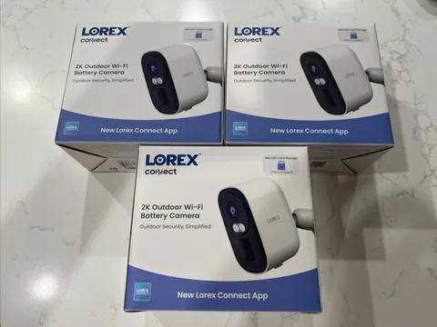 Lorex Connect 2k Outdoor Wi-Fi Battery Camera - Lot Of 3 - New In Box