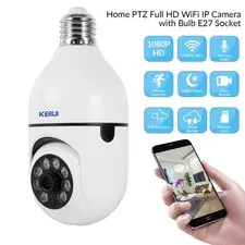 WiFi 2MP E27 Light Bulb Camera Smart Home Motion Detection Surveillance IP Cam