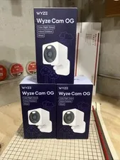 LOT / Pack of 3* Wyze Cam OG 1080p HD Smart Security Camera Indoor/Outdoor Wired