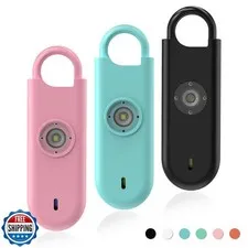 Fauxomor 140dB Personal Safety Alarm for Women, 3 Pack Safe Alarm