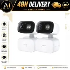 Tapo C216 2K 3MP Indoor Outdoor Pan Tilt Wi-Fi Security Camera 2-Pack