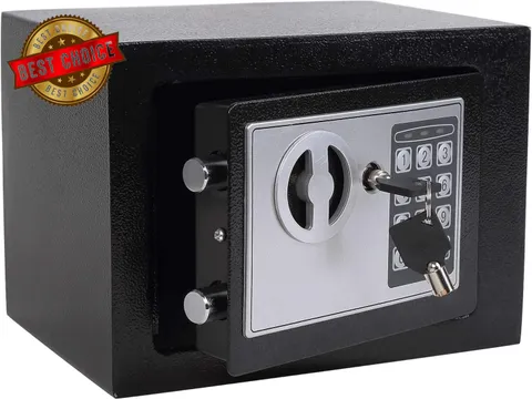 Electronic Deluxe Digital Security Safe Box Key Keypad Lock Home Office Hotel Bu