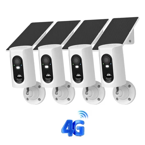 ANRAN 4G LTE Wireless Solar Security Cameras Outdoor Home No WiFi with Sim Card