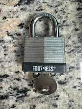 Fortress Keyed Padlock 40 mm Hardened Steel shackle - Pre-Owned