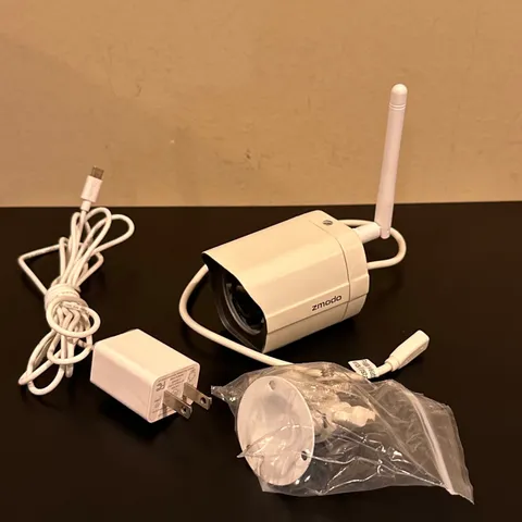 Zmodo ZP-IBH15-W Wireless Outdoor Security Camera White WiFi Bullet Camera